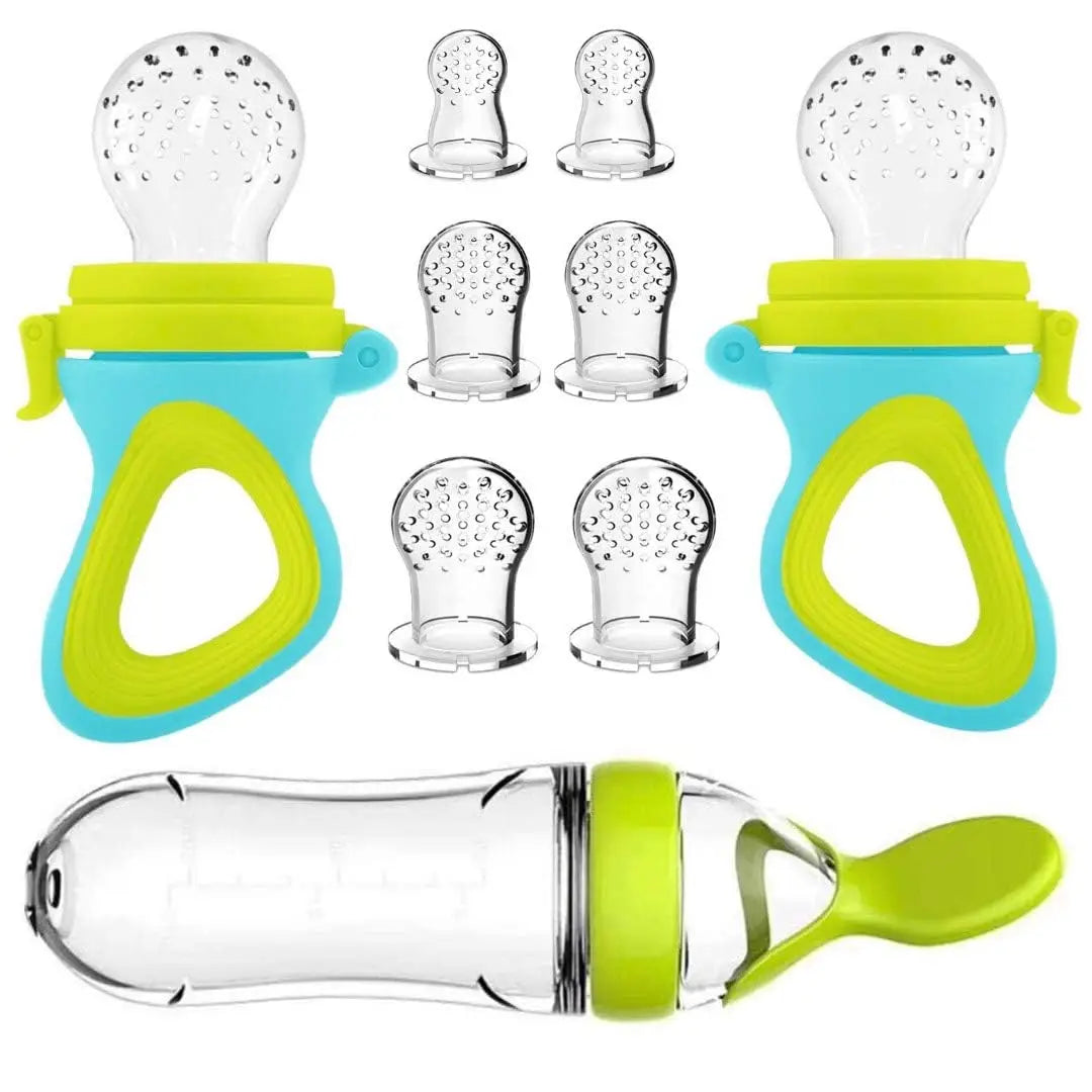 BNest Silicone Baby Feeding Bottle with Spoon – Easy Feeding for Little Ones