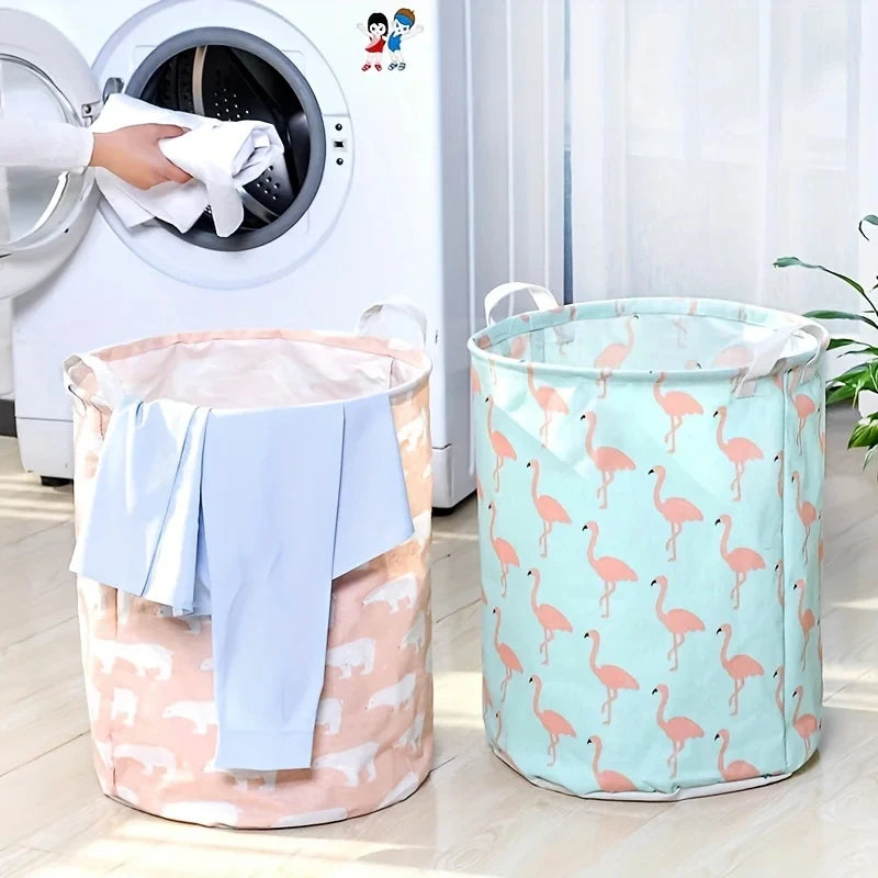 Foldable Laundry Basket – Waterproof Storage Bag & Organizer