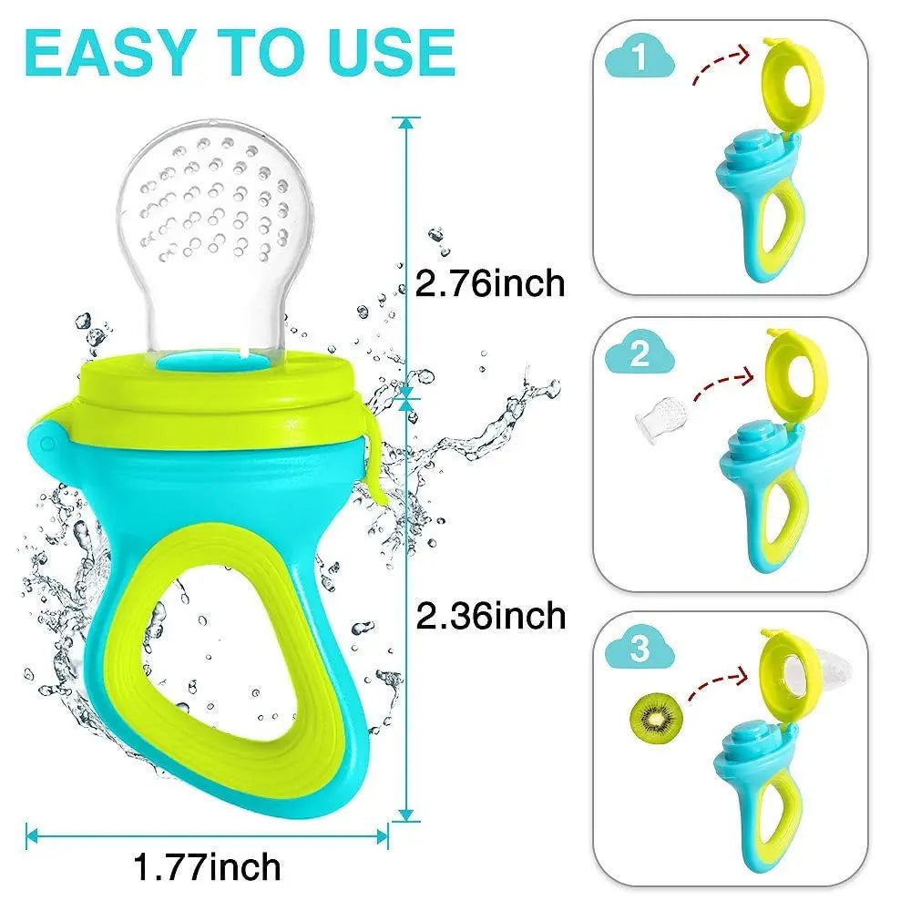 BNest Silicone Baby Feeding Bottle with Spoon – Easy Feeding for Little Ones