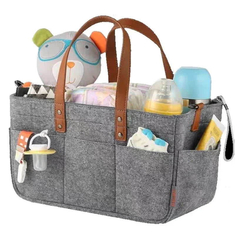 BNest Baby Felt Diaper Caddy & Organizer